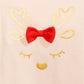 First Impressions Baby Girl's Reindeer Bodysuit Pink Size 6-9 Months