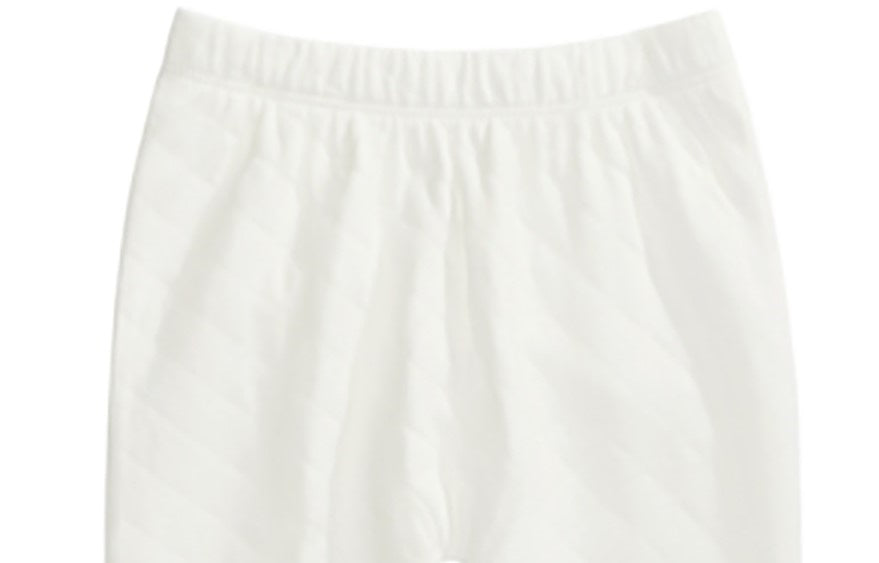 First Impressions Baby Girl's Quilted Pants White Size 3-6 Months