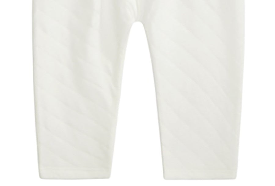 First Impressions Baby Girl's Quilted Pants White Size 3-6 Months