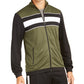 ID Ideology Men's Colorblocked Track Jacket Dark Green Size XXX-Large