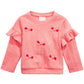 First Impressions Baby Girls Bow Applique Sweatshirt Pink Size 18M