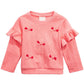 First Impressions Baby Girls Bow Applique Sweatshirt Pink Size 24M