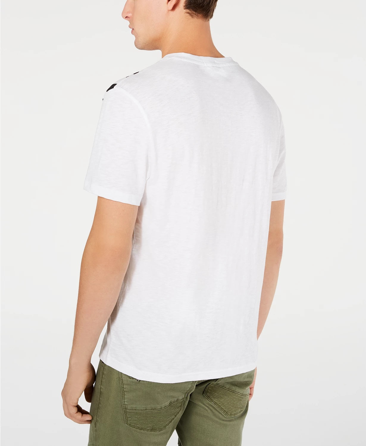 INC International Concepts Men's Pieced Zebra T-Shirt White Size XXX-Large
