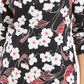 Karen Scott Women's Glitter Vines Henley Top Red Size Large