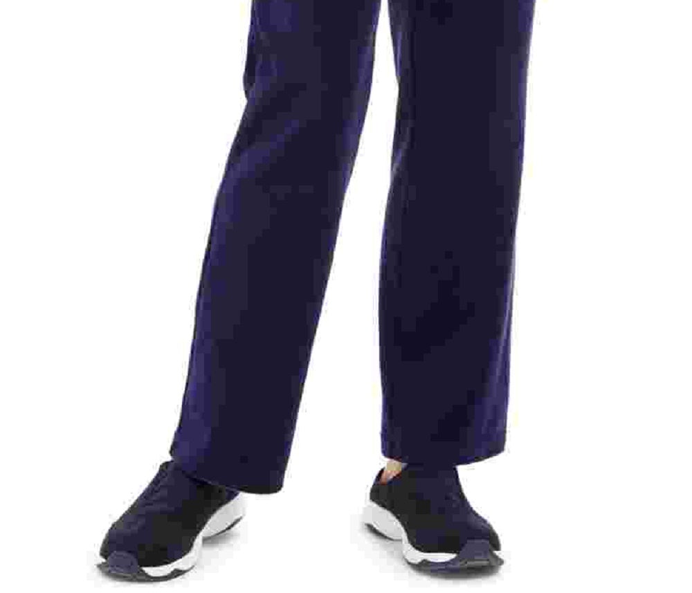 Karen Scott Women's Sport Velour Pants Navy Size Small