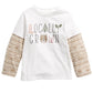 First Impressions Baby Boys Cotton Layered Look Locally Grown T-Shirt White Size 18MOS