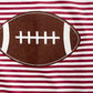 First Impressions Baby Boy's Cotton Striped Football T-Shirt Red Size 24 Months