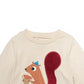First Impressions Baby Boys Long Sleeve Squirrel T-Shirt Beige Size 24 Months