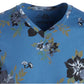American Rag Men's Open Ground Floral T-Shirt Navy Size Medium