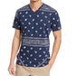 American Rag Men's Blocked Bandana T-Shirt Navy Size Small