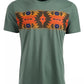 American Rag Men's Chest Pattern T-Shirt Green Size Small