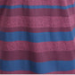 American Rag Men's V Neck Striped T-Shirt Red Size Large