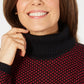Karen Scott Women's Cotton Turtleneck Sweater Bright Red Size Extra Large