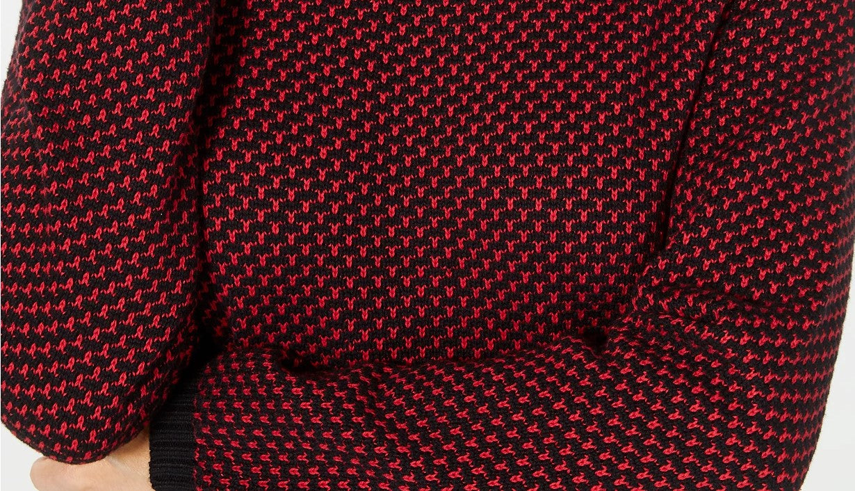 Karen Scott Women's Cotton Turtleneck Sweater Bright Red Size Extra Large