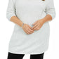 Karen Scott Women's Plus Size Curved Hem Tunic  Natural Size 2X