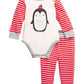 First Impressions Baby Boys 2-Pc. Cotton Penguin Bodysuit & Pants Set White Size 6-9M