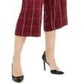 Alfani Women's Printed Cropped Pants Red Size 8
