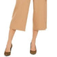 Alfani Women's Tummy Control Culotte Pants Brown Size 16