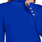 JM Collection Women's Stud Sleeve Pullover Turtleneck Sweater Blue Size X-Large