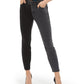 INC International Concepts Women's Two Tone Skinny Jeans Black Size 12