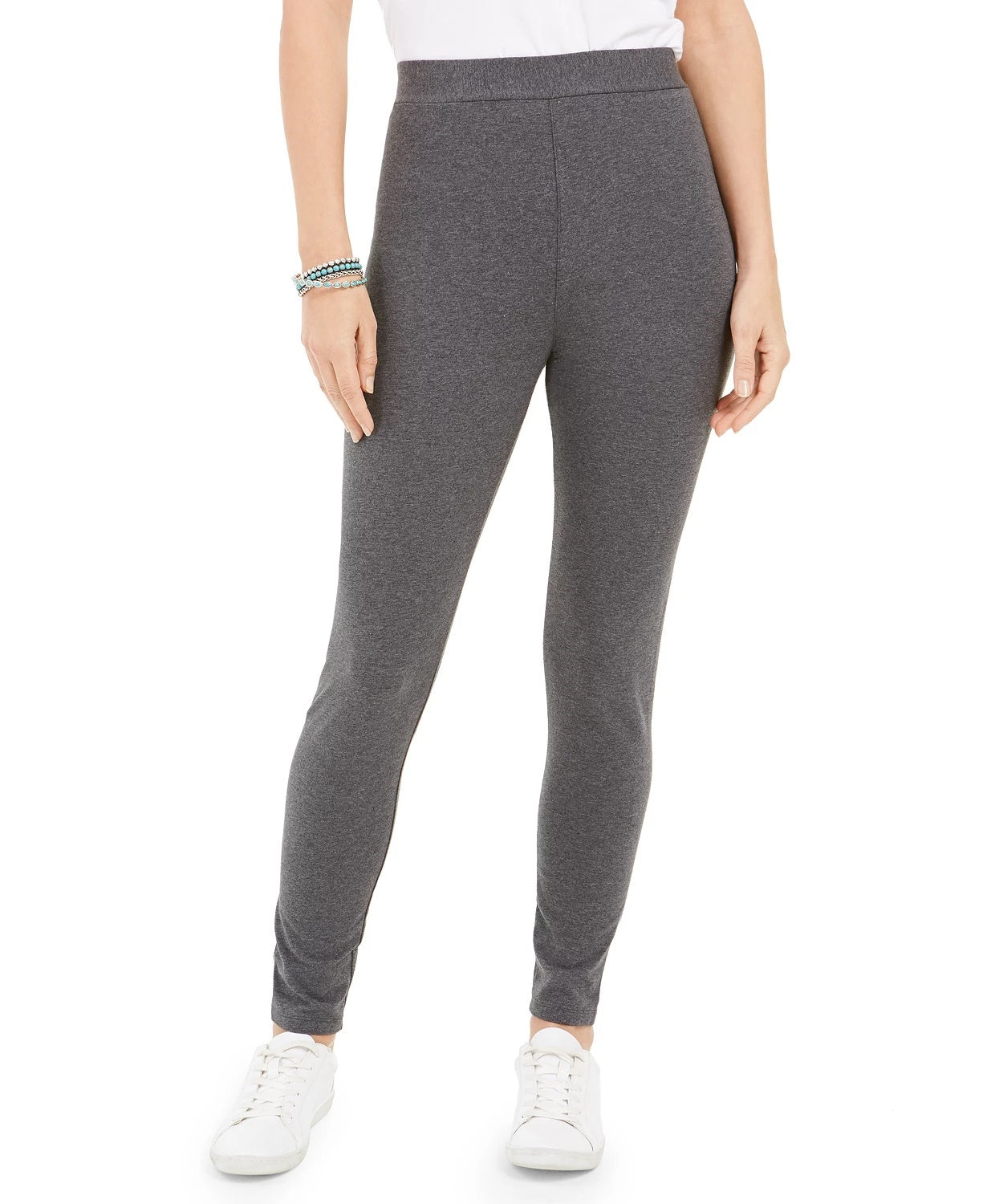 Style & Co Women's Leggings Grey Size Small