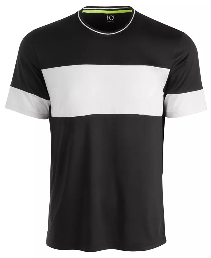 ID Ideology Men's Mesh Blocked T-Shirt Black Size XX-Large