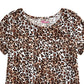 Epic Threads Big Girls Leopard-Print Tie Front T-Shirt White Size Small