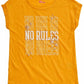 Epic Threads Big Girls No Rules T-Shirt Dark Yellow Size Extra Large