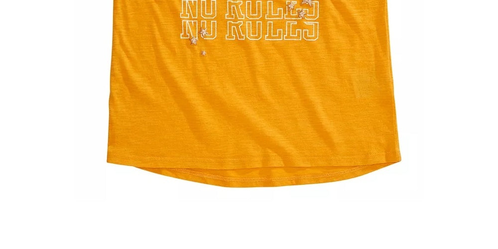 Epic Threads Big Girls No Rules T-Shirt Dark Yellow Size Extra Large