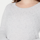 Karen Scott Women's Diamond Cable Knit Sweater  White Size Small