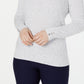 Karen Scott Women's Diamond Cable-Knit Sweater White Size Extra Small