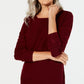 Karen Scott Women's Textured Stripe Sweater Red Size X-Large