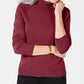 Karen Scott Women's Turtleneck Sweater Red Size Medium