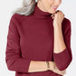 Karen Scott Women's Turtleneck Sweater Red Size Medium
