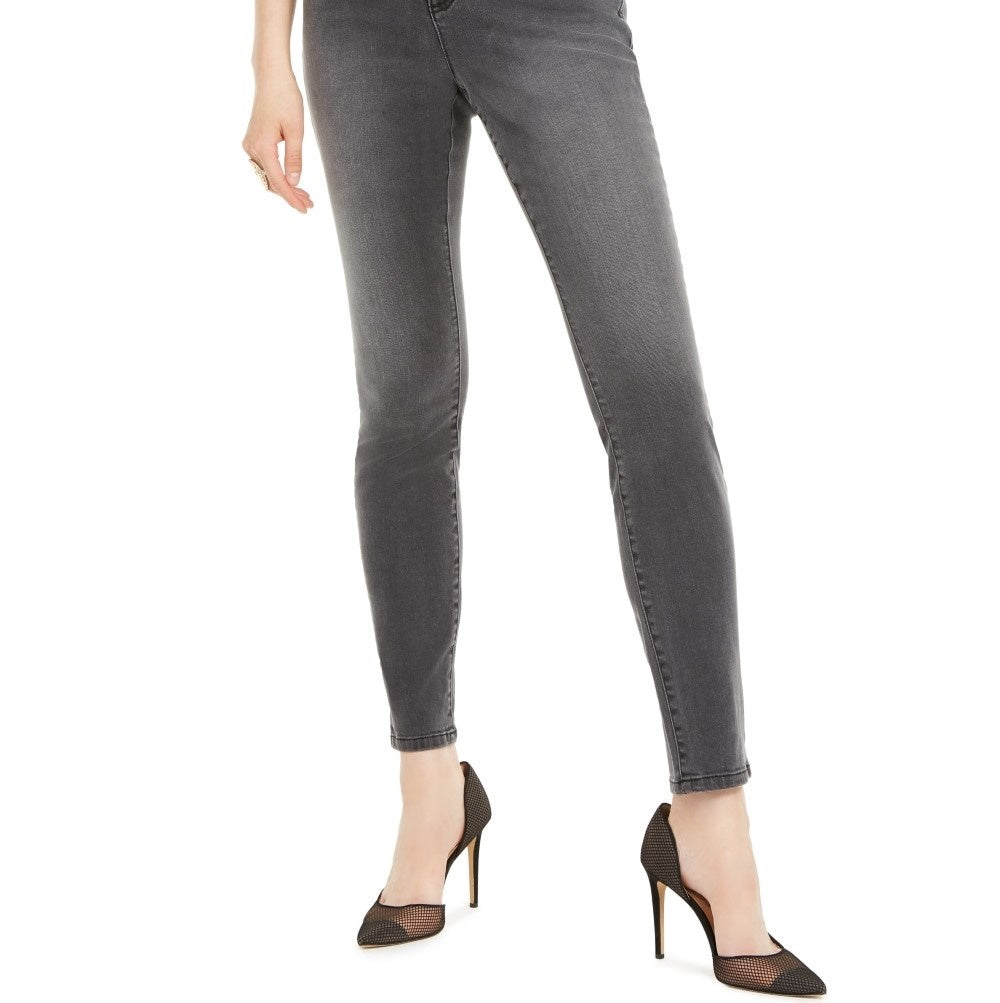 INC International Concepts Women's Incessentials Curvy-Fit Skinny Jeans Black Size 4S