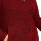 Style & Co Women's Plus Button Trim Sweater Red Size 0X