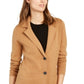 Charter Club Women's Petite Cotton Sweater Blazer Red Size  Medium