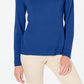 Karen Scott Women's Button-Shoulder Sweater Navy Size Large