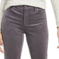 Charter Club Women's Lexington Straight-Leg Corduroy Pants Dark Gray Size 4 Petite