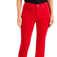 Charter Club Women's Petite Lexington Straight-Leg Corduroy Pants Bright Red Size 16 P