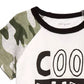 First Impressions Baby Boy's Cotton Cool Dude Camo Raglan T-Shirt White Size 6-9 Months
