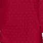 Karen Scott Women's Textured Dot Sweatshirt Red Size Petite Medium