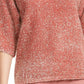 Alfani Women's Eyelash Metallic Sweater Pink Size Medium