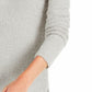 Alfani Women's Mock-Neck Boucle Sweater Gray Size Medium