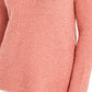 Alfani Women's Mock Neck Boucle Sweater Pink Size XX-Large