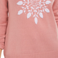 Karen Scott Women's Snowflake Applique Sweater Pink Size X-Small