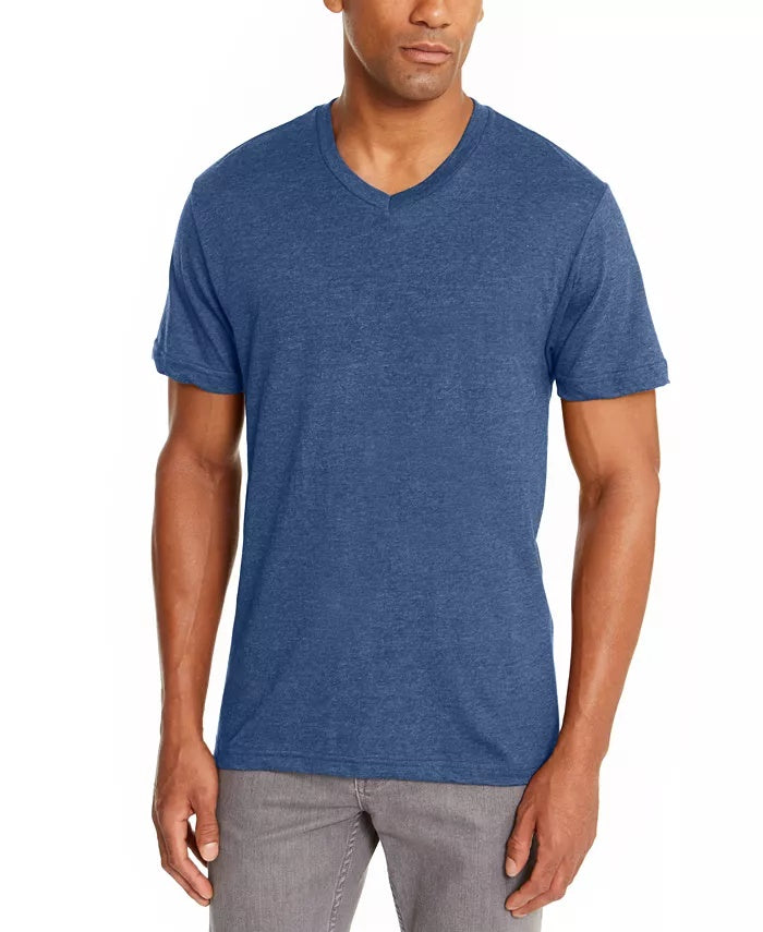 Alfani Men's V-Neck Undershirt Dark Blue Size Small