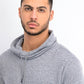 Alfani Men's Funnel-Neck Hooded Sweatshirt Navy Size Medium