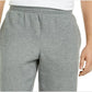 Ideology Men's Open-Hem Fleece Sweatpants Med Gray Size XX Large