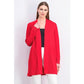 Charter Club Women's Patchwork Cardigan Red Size Large